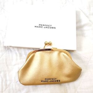 New Marc Jacobs Perfect Gold Pouch/Clutch